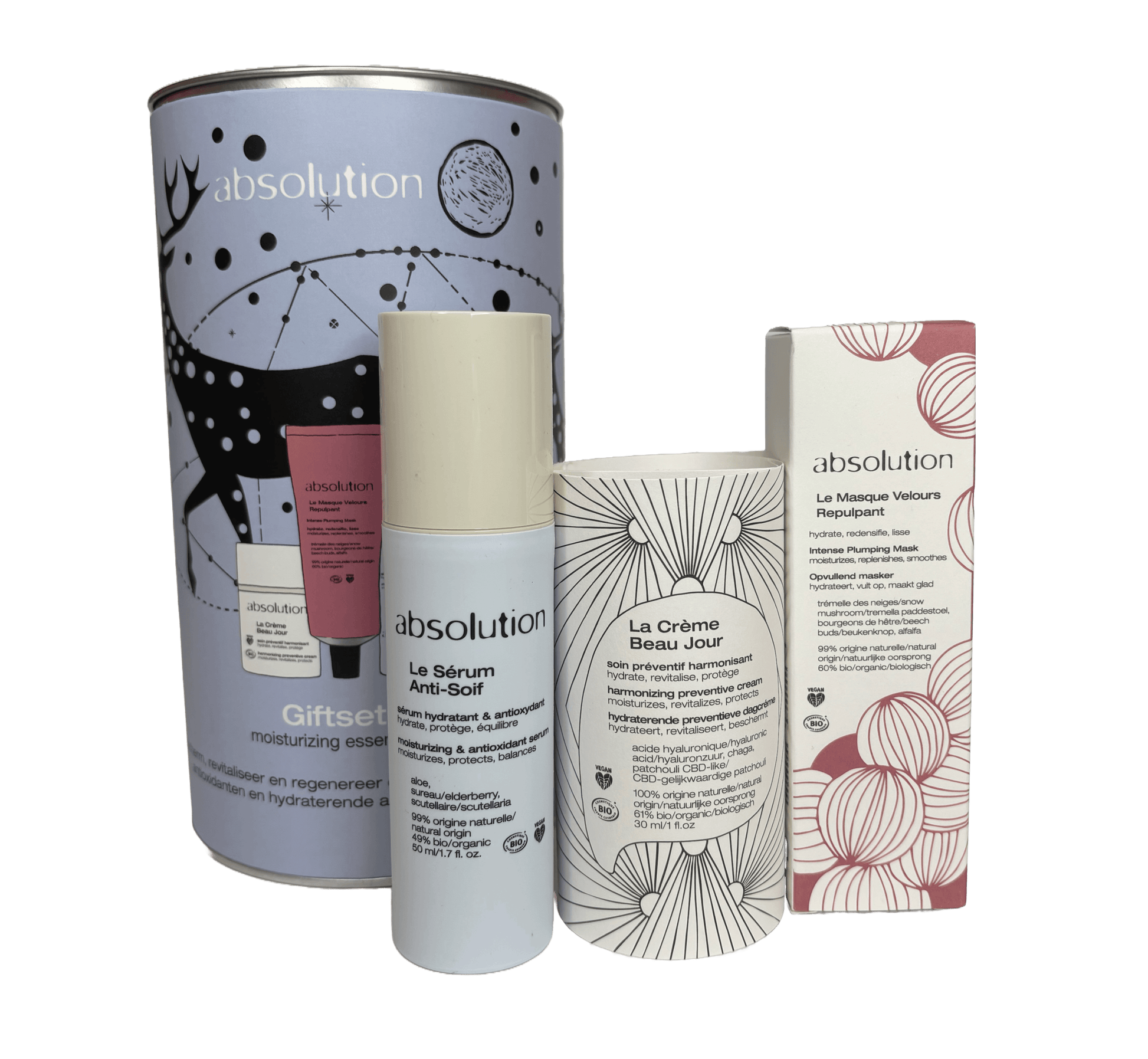 Absolution - Moisturizing Essentials Gift Set Op = Op - dehuidspecialistshop